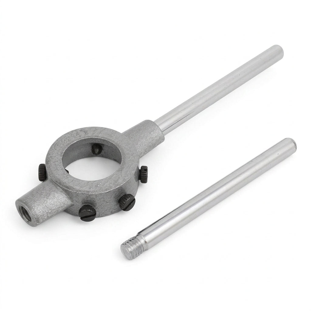 Aexit Adjustable M12-M16 Round Die Stock Holder with 12.2" Handle - Gomix Brands Outlet